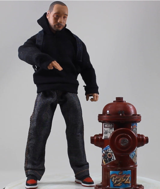 1:12th scale Fire Hydrant Illegal Art Edition